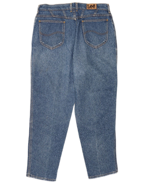 Lee kvinders højtaljede koniske jeans US 16 2XL W32 L27 blå bomuld