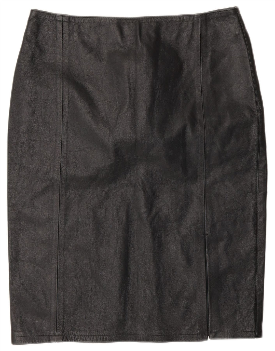 CONBIPEL Dame Læder Nederdel IT 42 Medium W28 Sort Læder