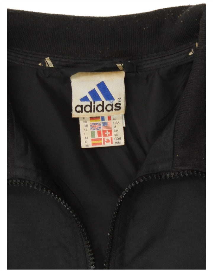 Adidas Regnjakke til kvinder UK 12 Medium Sort Polyamid
