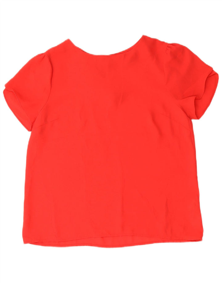 Oasis Damebluse Top UK 10 Lille Rød Polyester