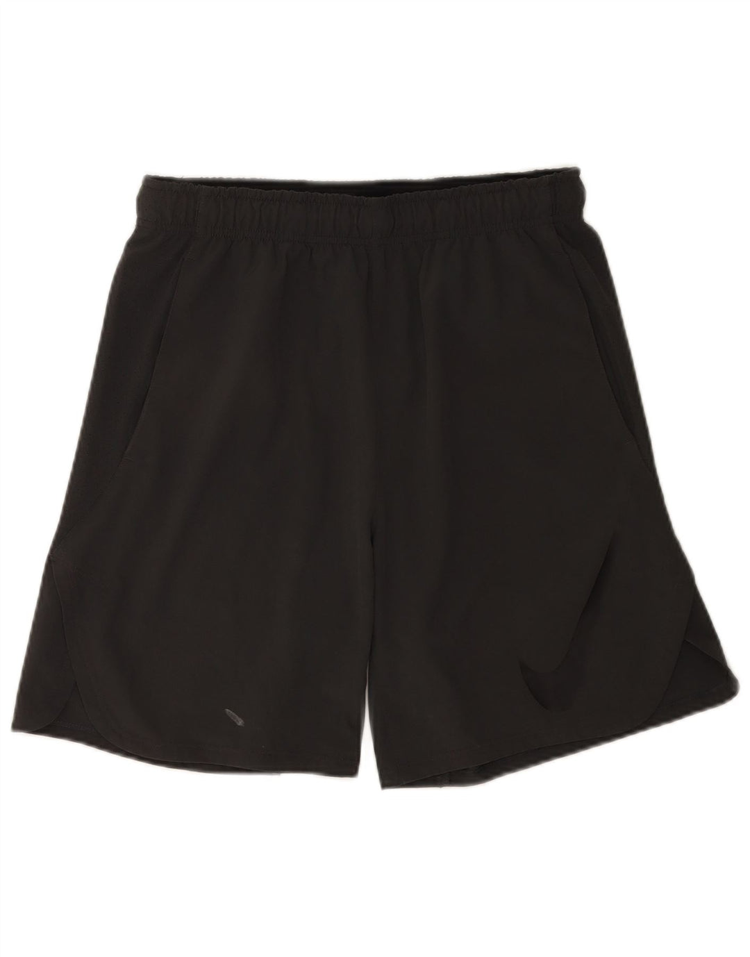 Nike Herre Dri Fit grafiske sportsshorts mellemgrå polyester