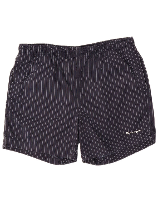 CHAMPION Badeshorts til mænd XL Marineblå nålestribet