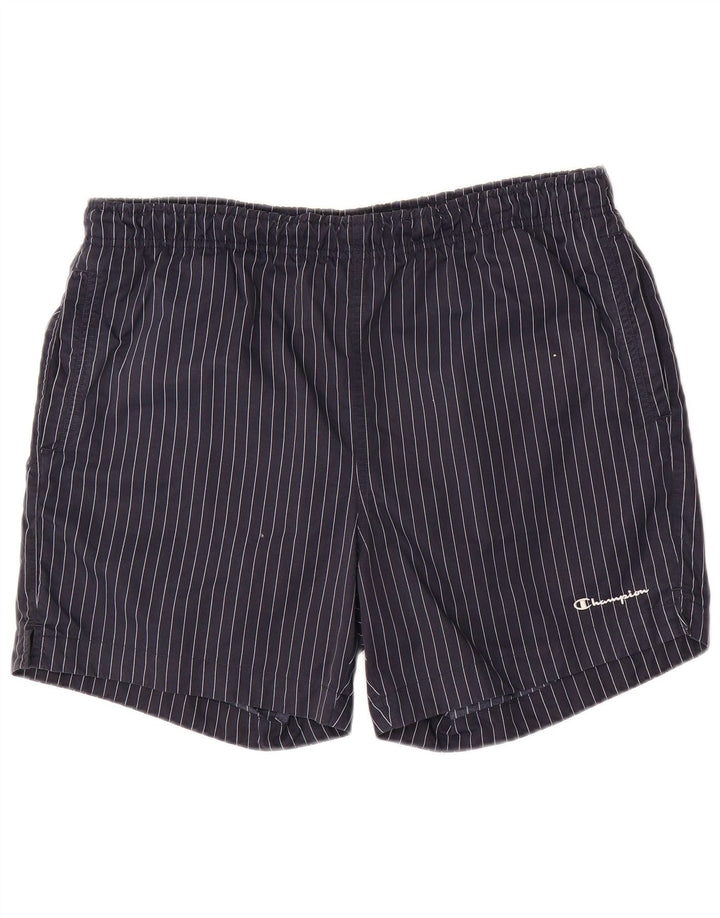 CHAMPION Badeshorts til mænd XL Marineblå nålestribet