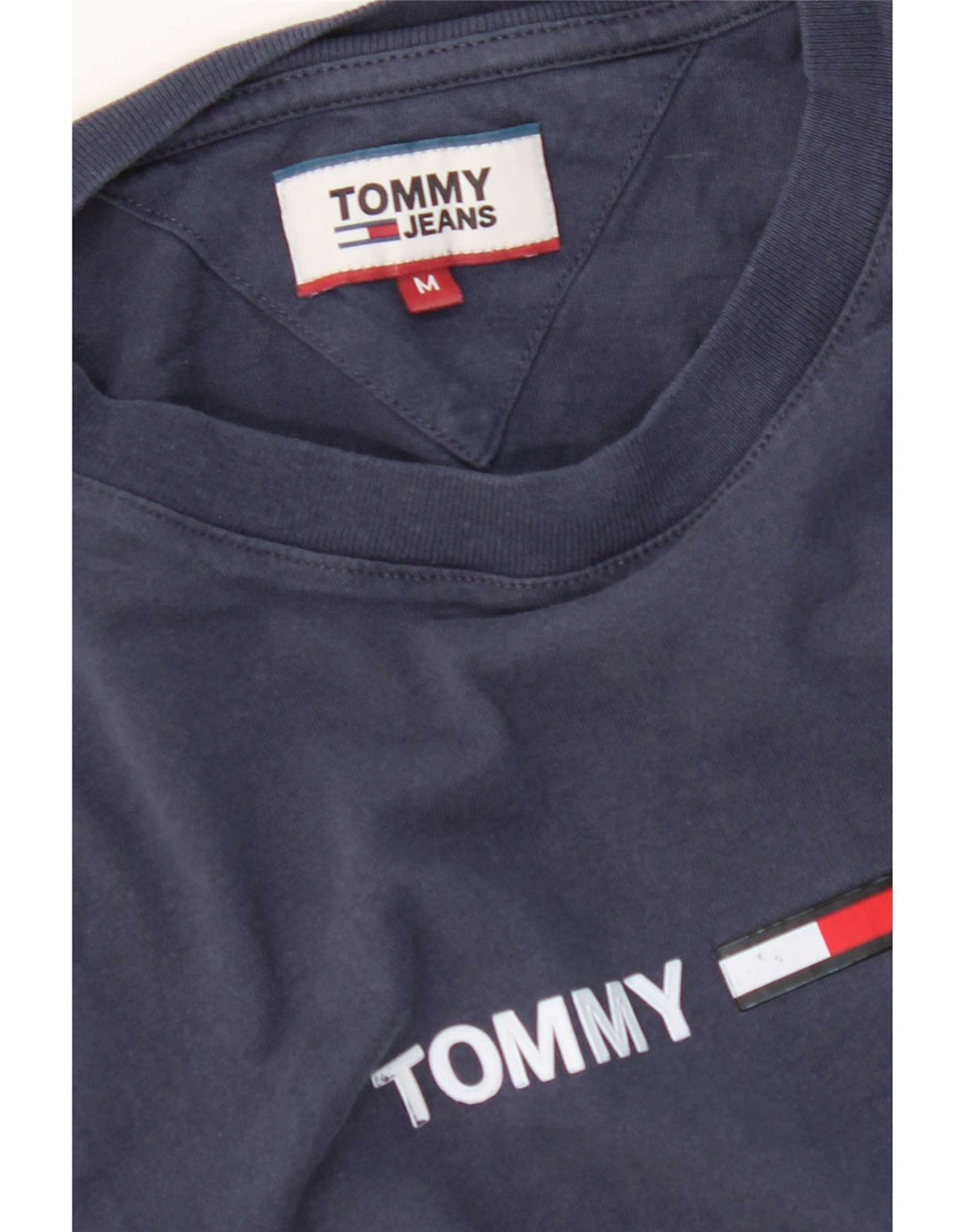 Tommy Hilfiger Herre grafisk T-shirt Top Medium Navy Blue