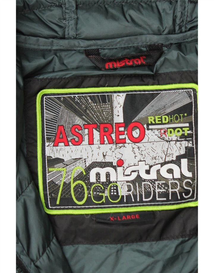 Mistral Herre hættepolstret jakke UK 42 XL Sort