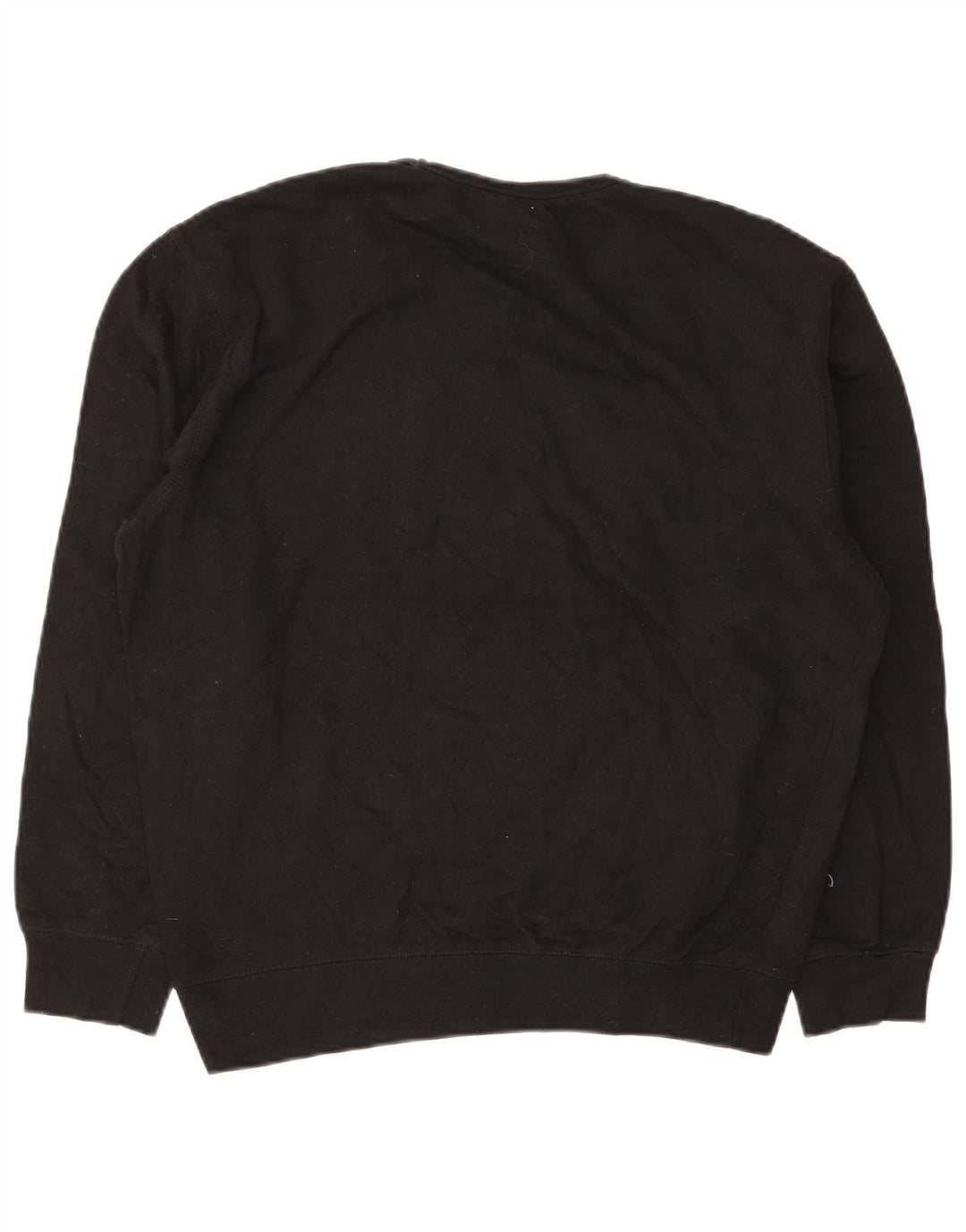 Gap Herre Grafisk Sweatshirt Jumper Medium Sort Bomuld