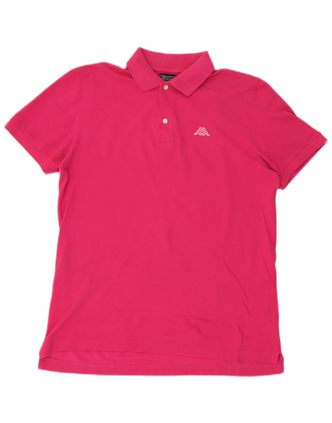 Kappa herre poloskjorte stor pink bomuld