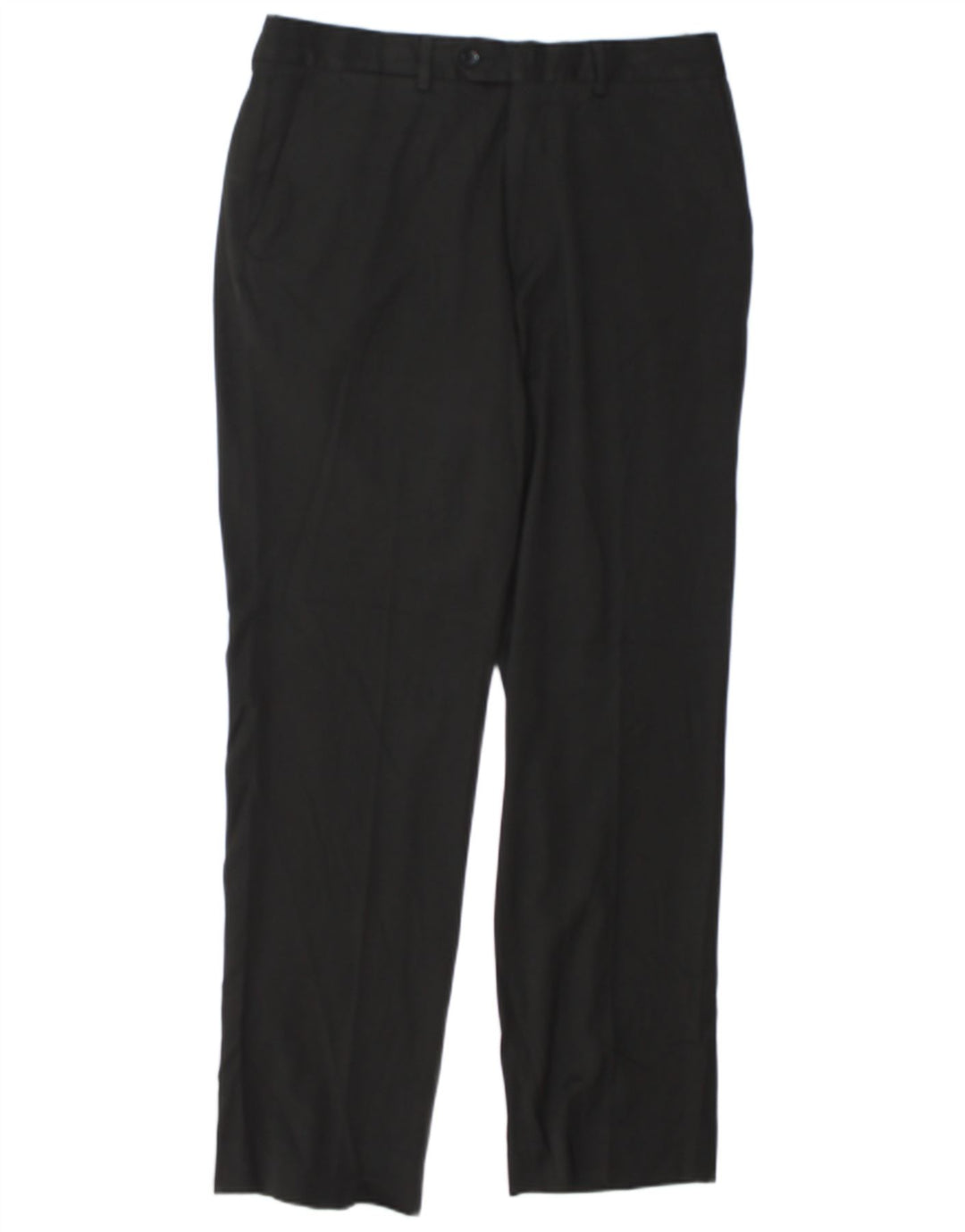 Zara Straight Suit Bukser til mænd EU 44 Large W34 L32 Sort Polyester