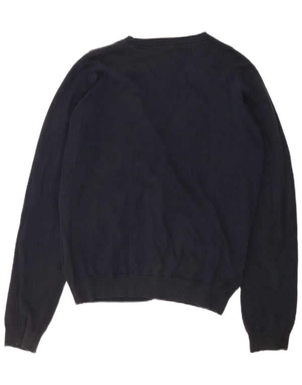 Marks & Spencer Girls Cardigan Sweater 15-16 Years Navy Blue Cotton