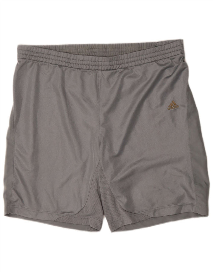 ADIDAS Mens Climacool Sport Shorts Large Grey Polyester