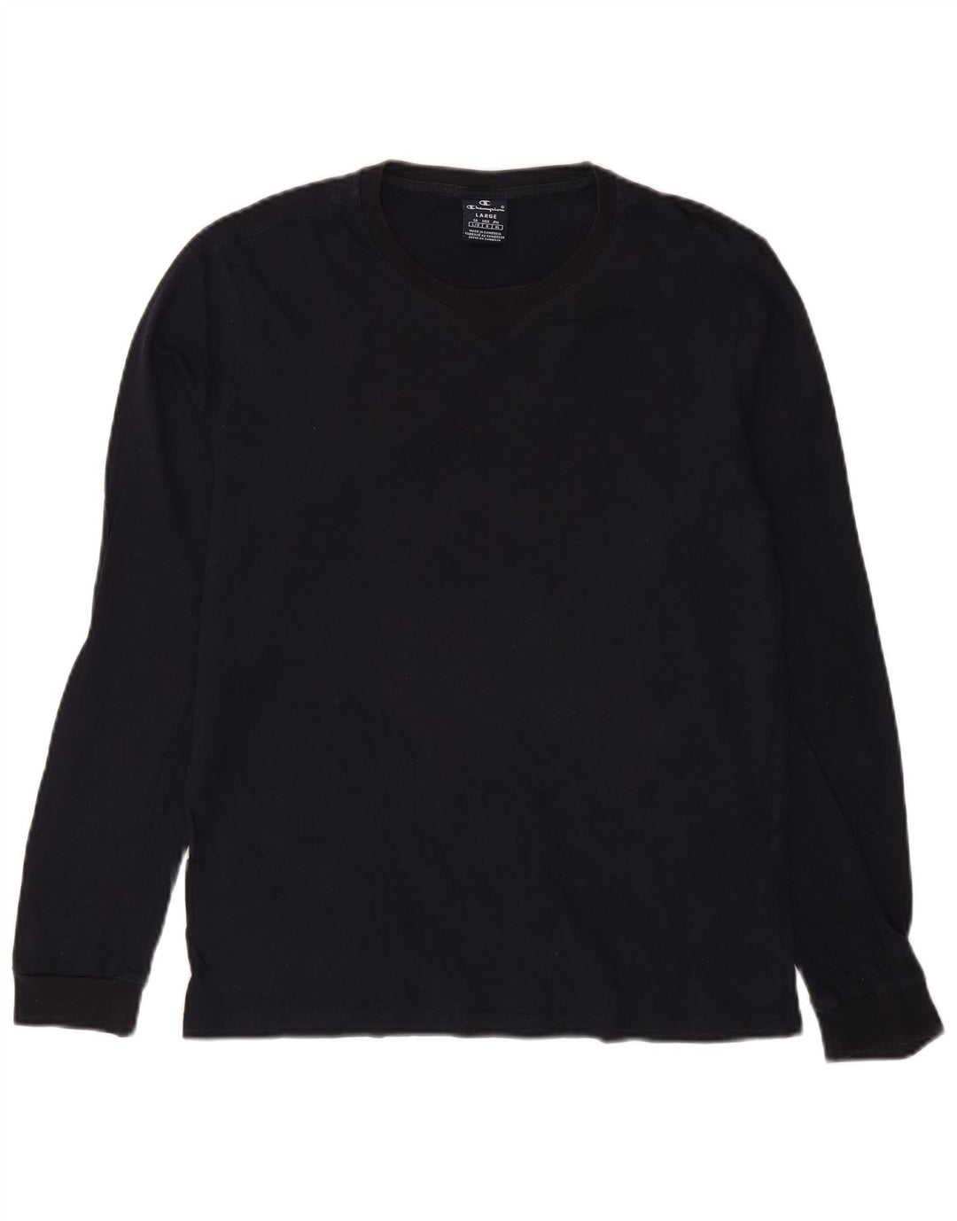 Champion Herre Top Langærmet Large Navy Blue