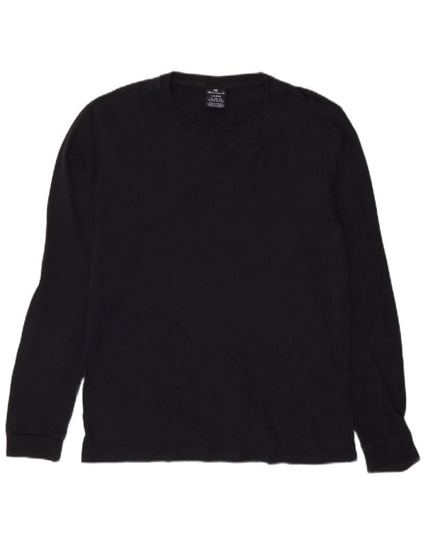 Champion Herre Top Langærmet Large Navy Blue