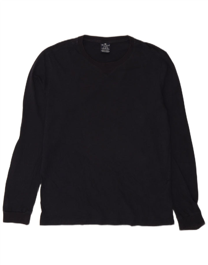 Champion Herre Top Langærmet Large Navy Blue