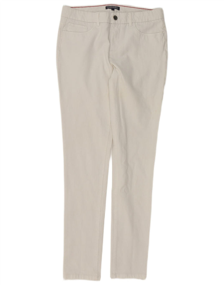 TOMMY HILFIGER Dame Skinny Jeans US 6 Medium W28 L30 Hvid Bomuld
