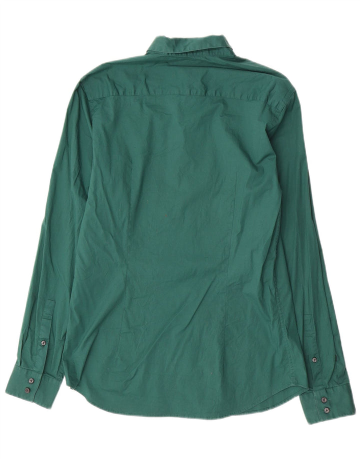 CALVIN KLEIN Herre Slim Fit Skjorte Stor Grøn