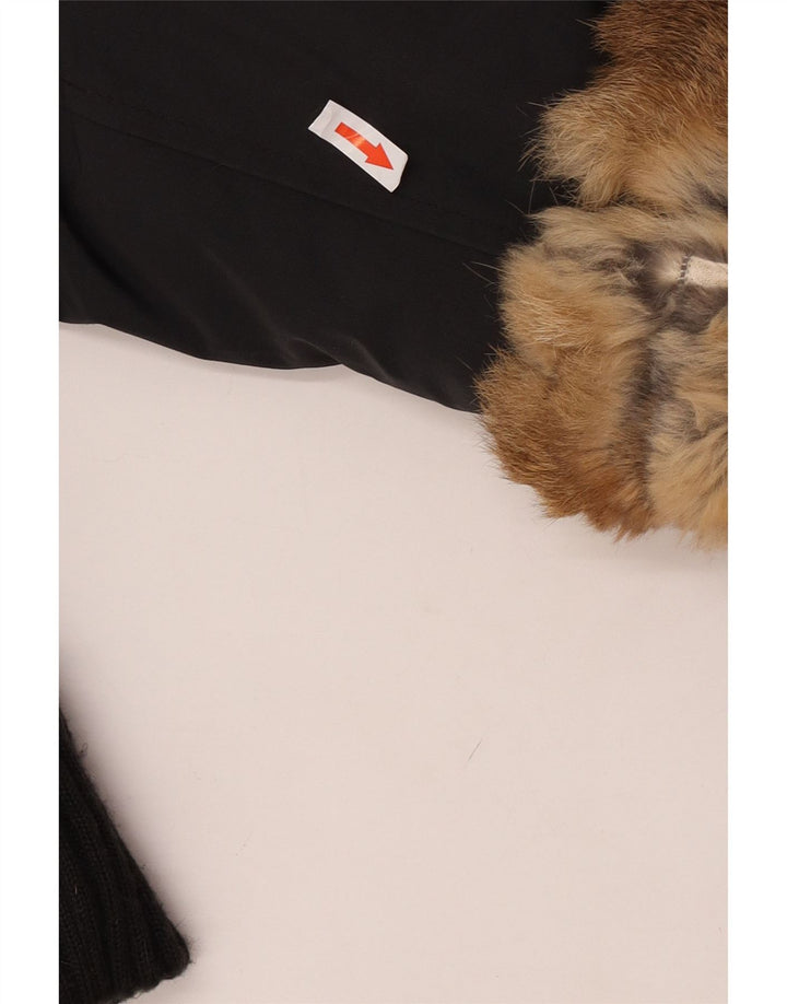 Woolrich Polstret Damejakke UK 14 Medium Sort Colourblock Nylon