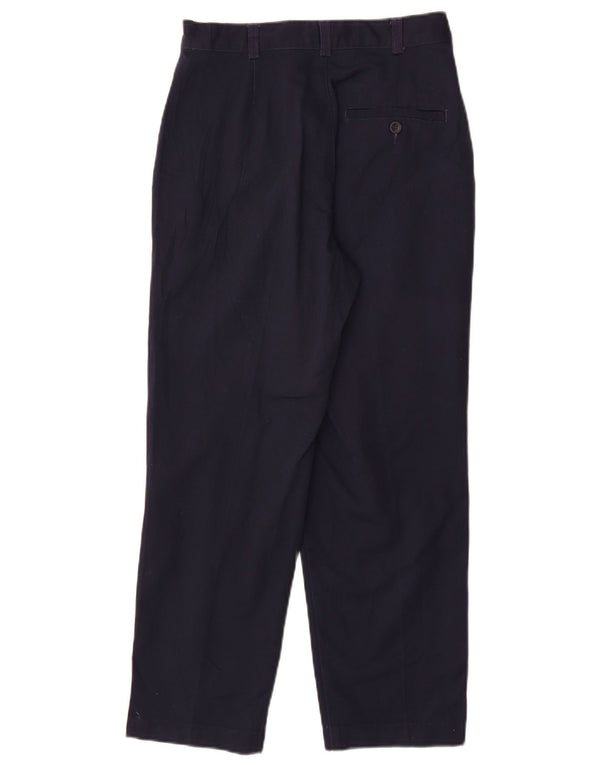 DOCKERS Højtaljede Chinobukser til kvinder US 4 Small W26 L26 Navy Blue