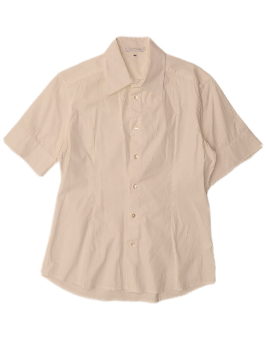 Daniele Alessandrini Kortærmet skjorte til kvinder UK 14 Medium White