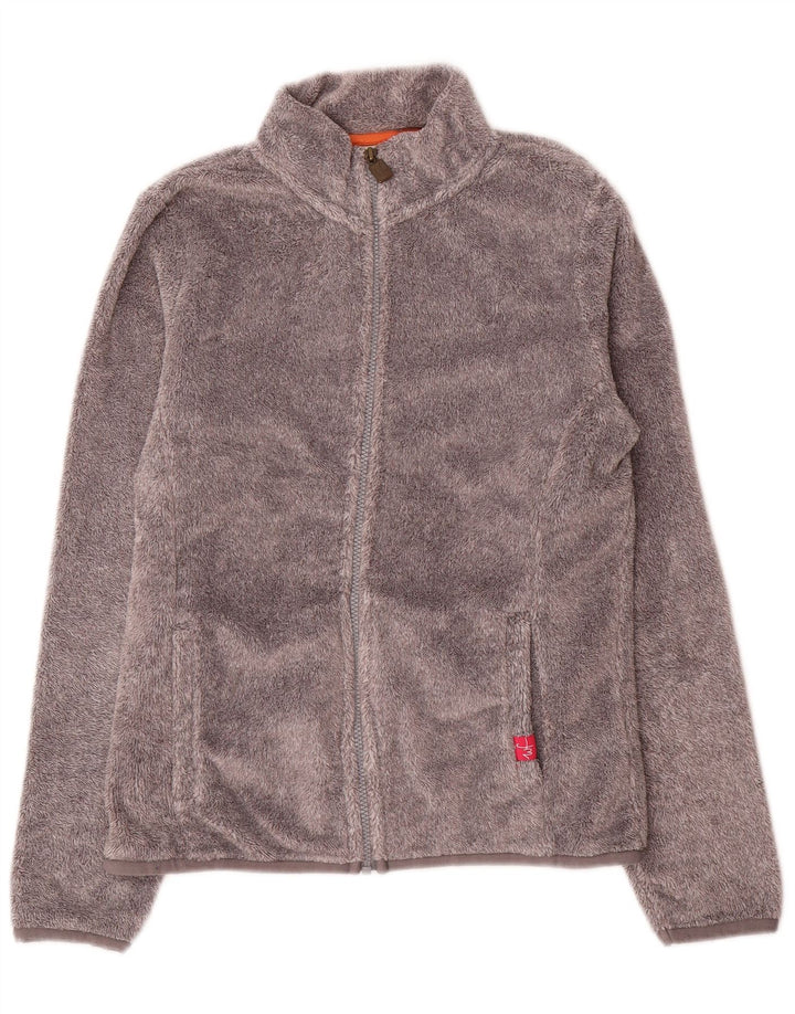 Weird Fish Dame Fleecejakke UK 10 Lille Grå Polyester