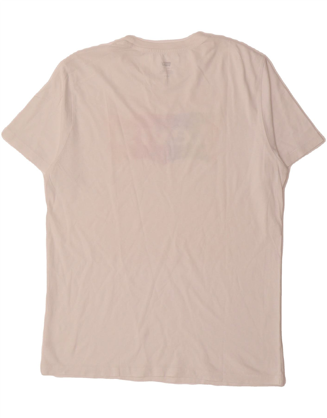 LEVI'S Mens Graphic T-Shirt Top Medium White Vintage Levi's and Second-Hand Levi's from Messina Hembry 
