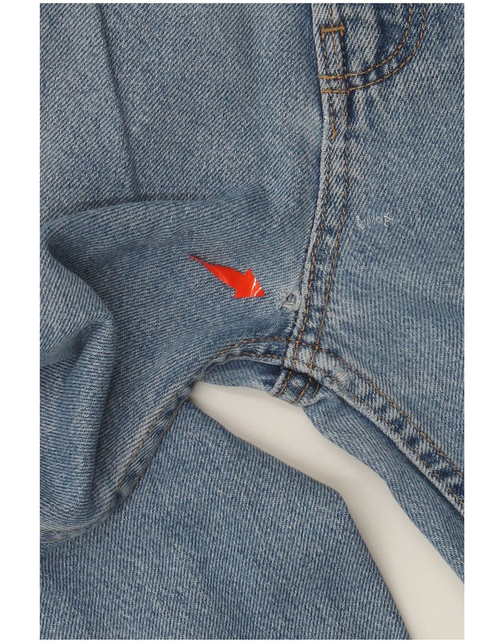 DICKIES Lige jeans til kvinder W28 L30 blå bomuld