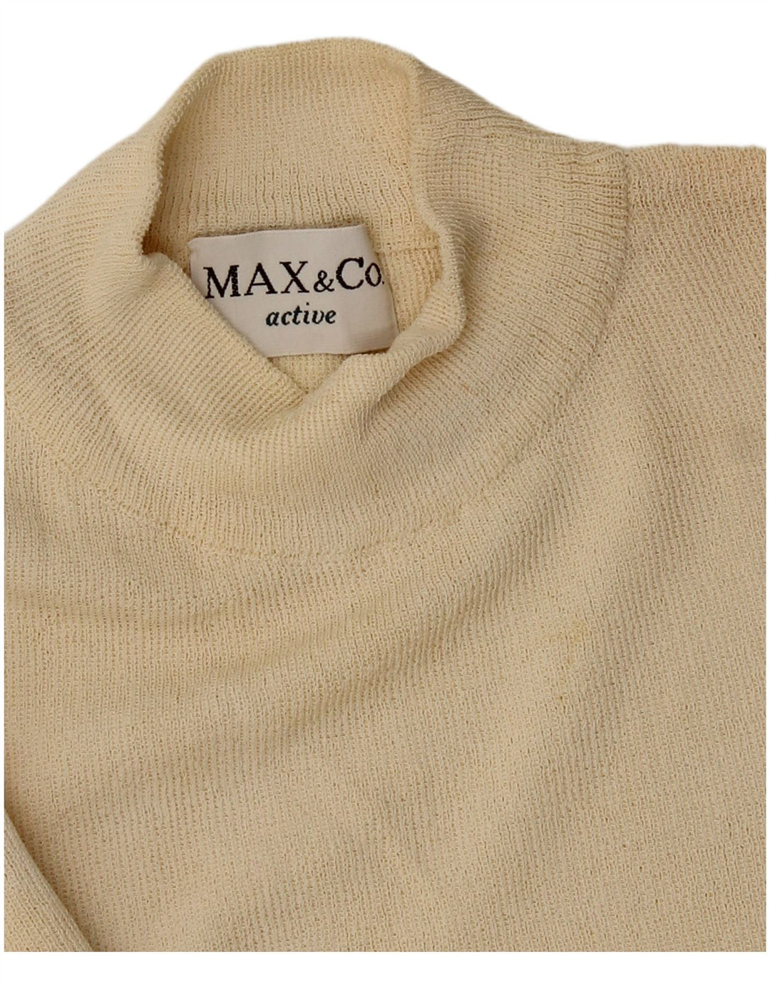 Max & Co. Dame Turtle Neck Sweater UK 12 Medium Off White