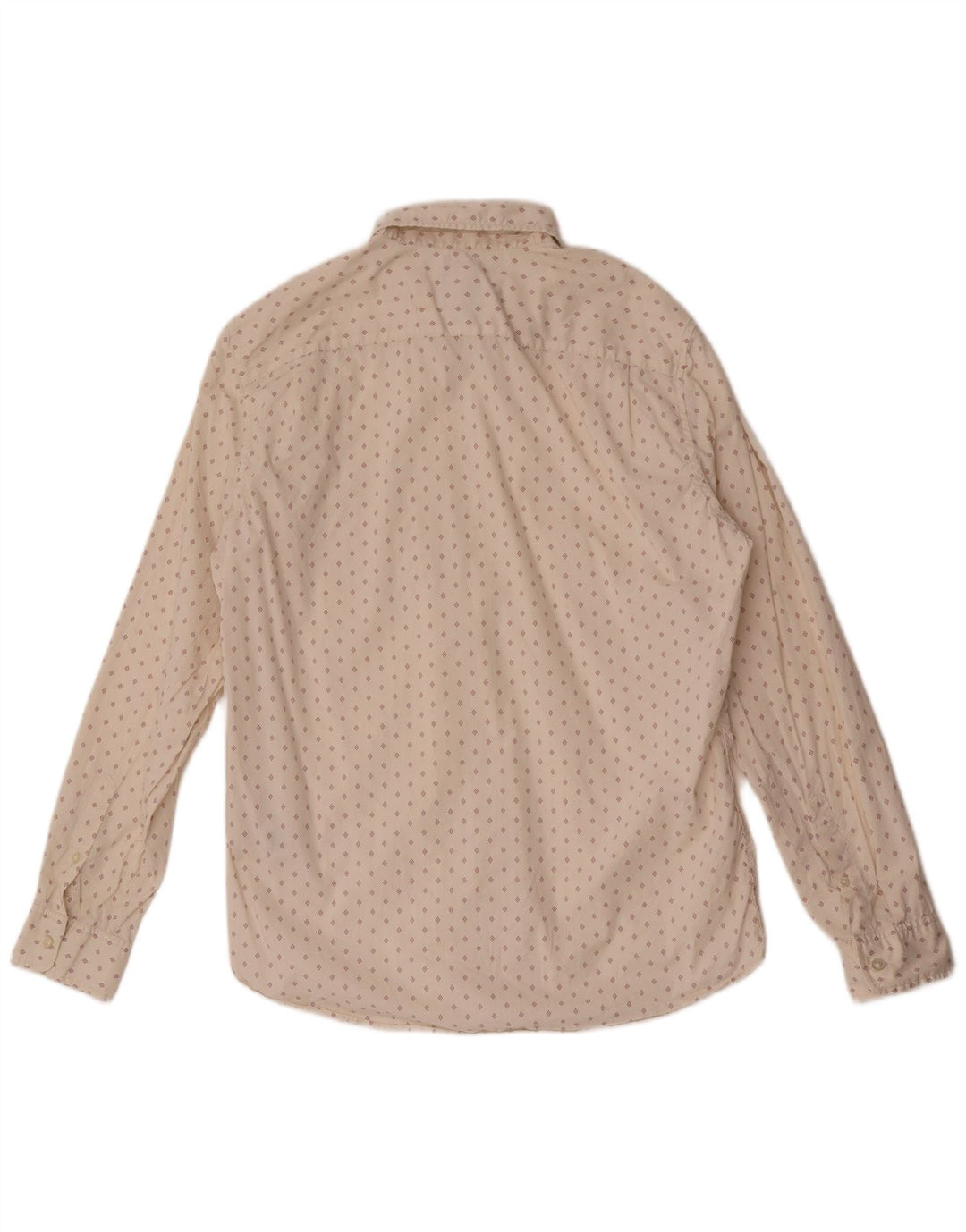 Gap Herre Slim Fit skjorte Stor hvid geometrisk bomuld