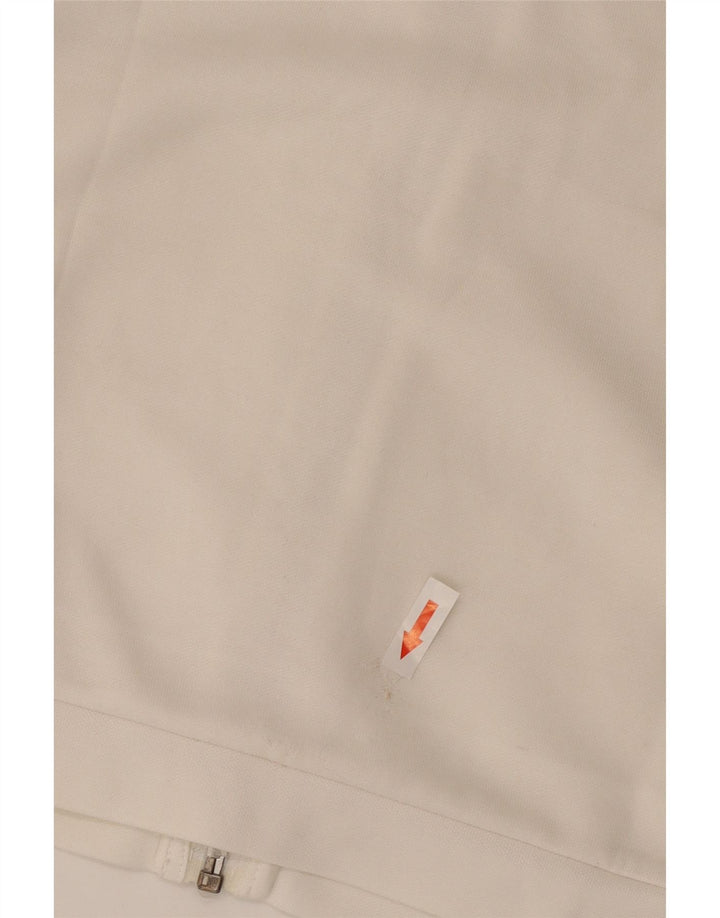 Puma Womens Crop Oversized træningsdragt topjakke UK 10 Small White Polyester