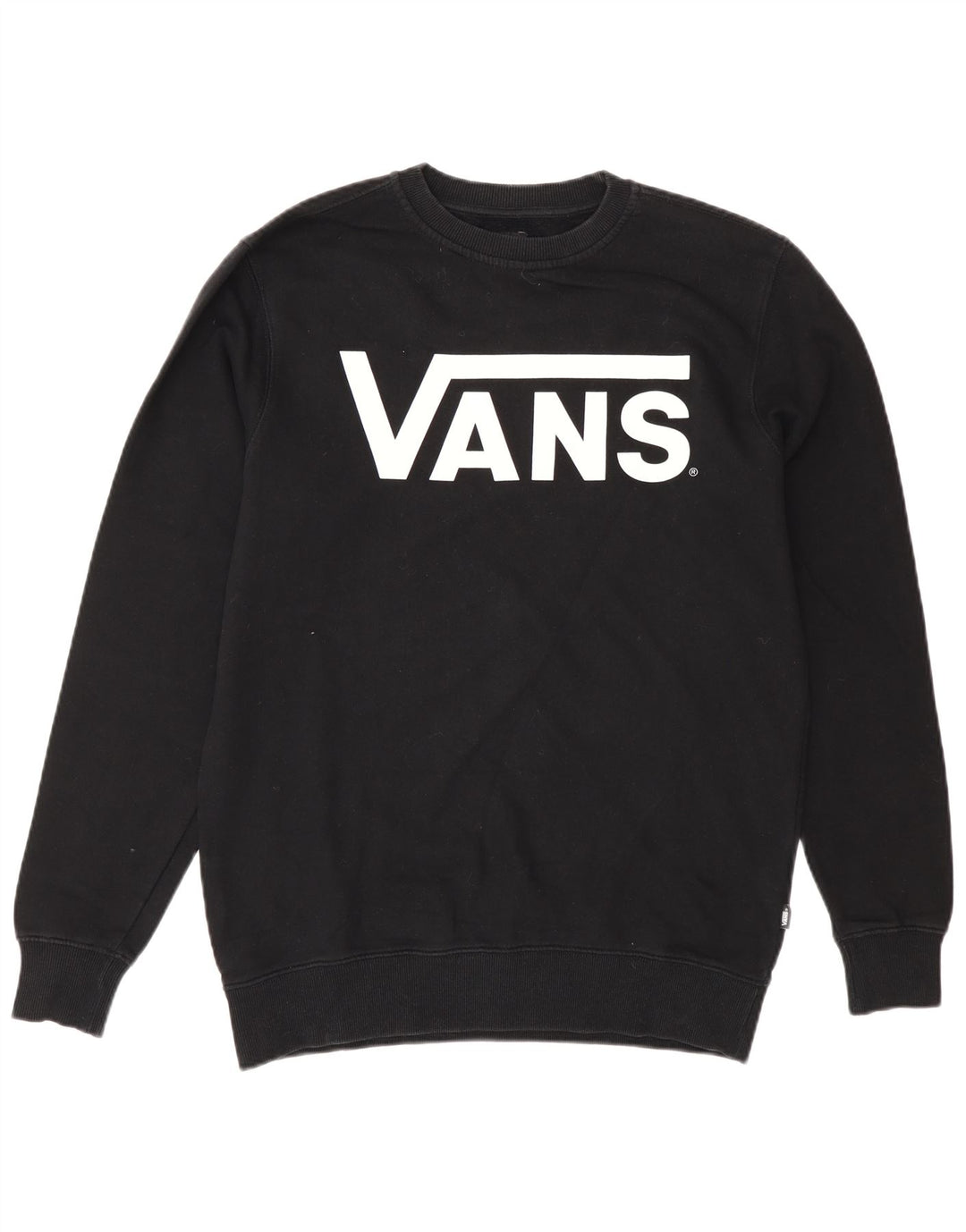 Vans Herre Grafisk Sweatshirt Jumper Lille sort bomuld