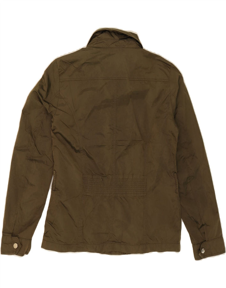 MASSIMO DUTTI Womens Bomber Jacket UK 6 XS Khaki Polyester Vintage Massimo Dutti and Second-Hand Massimo Dutti from Messina Hembry 