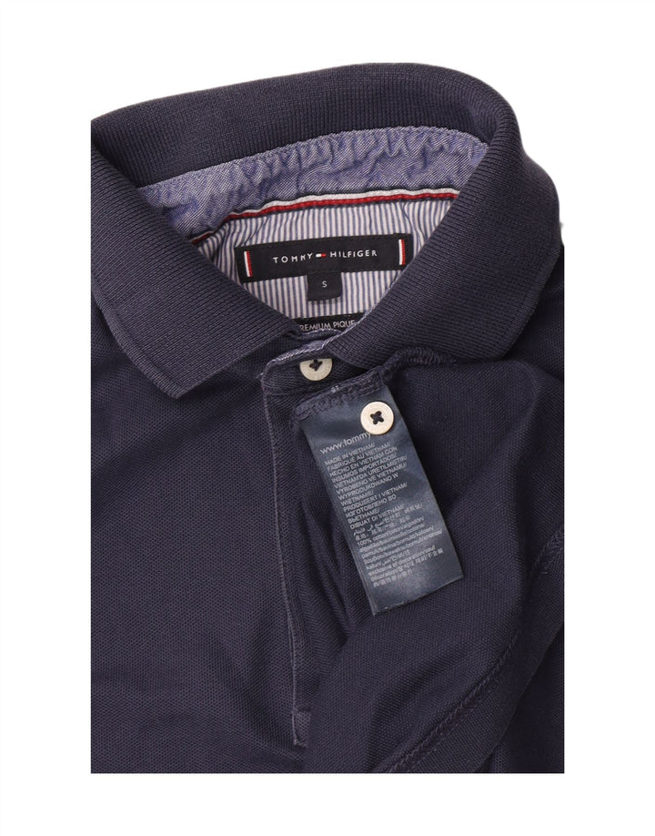 Tommy Hilfiger Herre poloshirt Lille marineblå bomuld