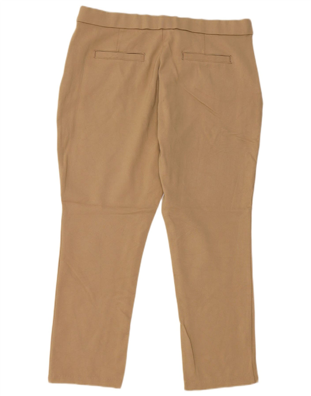 LEE Slim Cropped Bukser til kvinder US 14 XL W36 L25 Beige Rayon