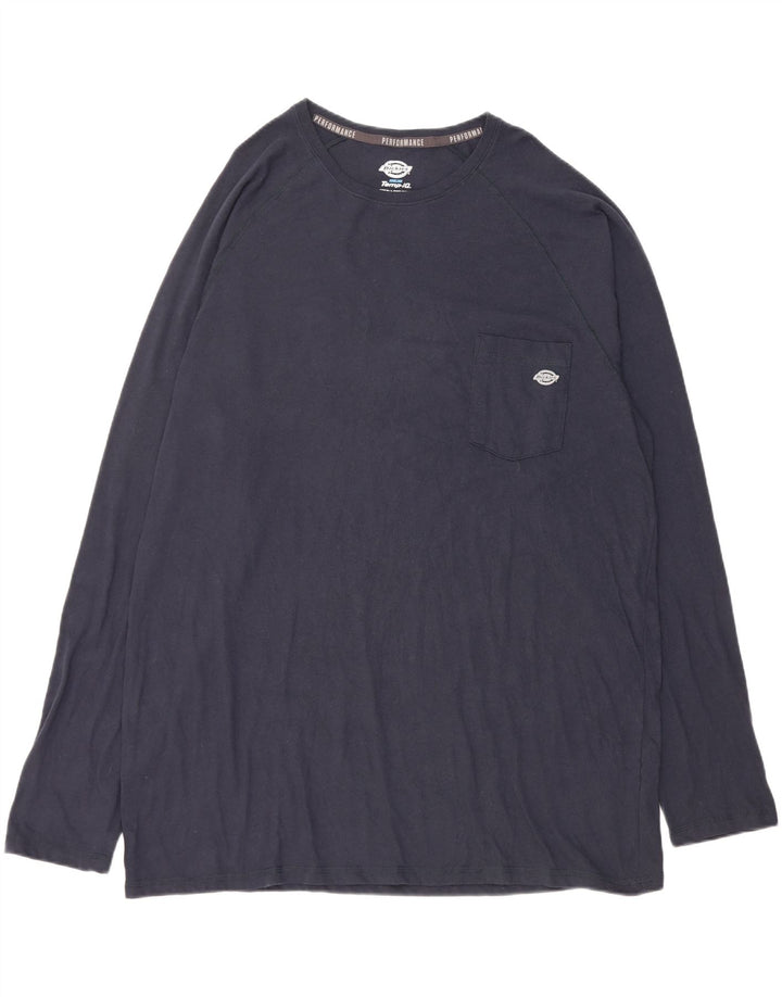 Dickies Herre høje lange ærmer 2XL marineblå bomuld