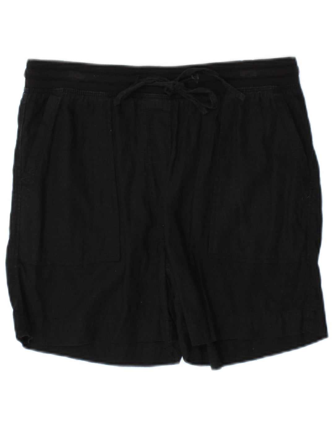 Marks & Spencer Chino Shorts til kvinder UK 10 Small W32 Black Linen