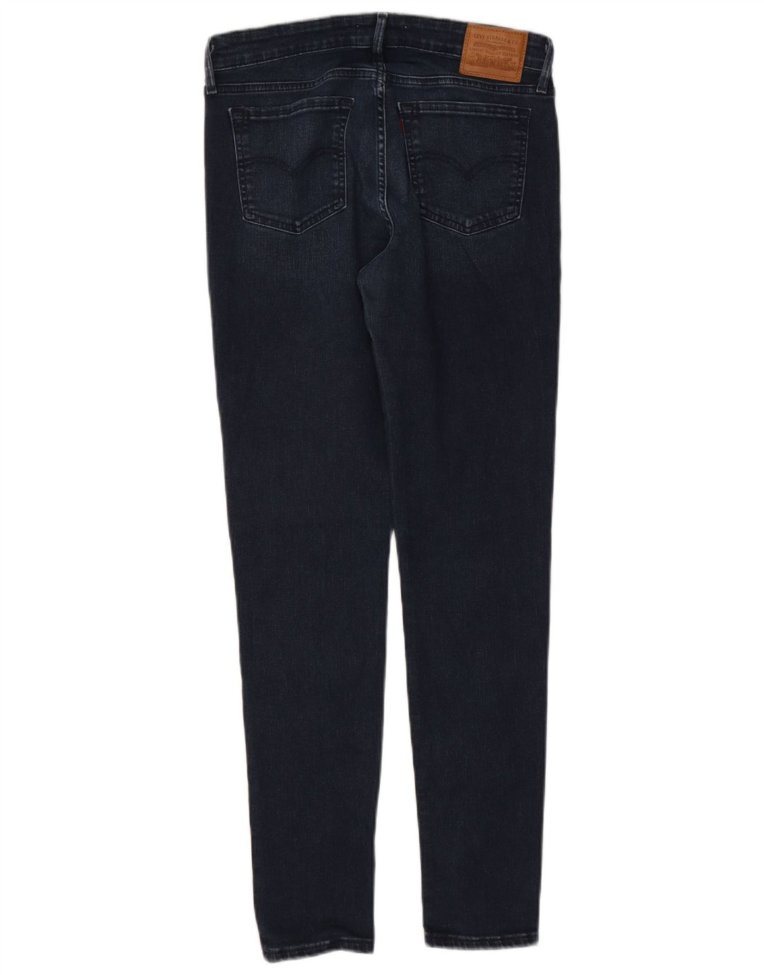 Levi's Dame 711 Skinny Jeans W29 L30 Marineblå Bomuld