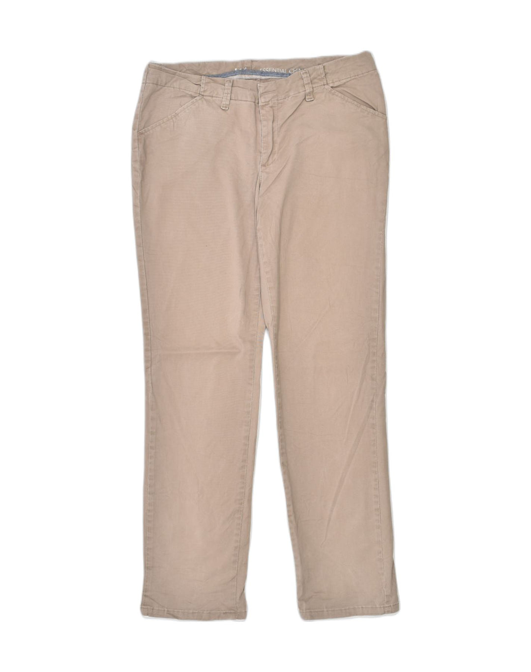 LEE Womens Straight Chino Trousers US 8 Medium W31 L30 Brown Cotton | Vintage | Thrift | Second-Hand | Used Clothing | Messina Hembry 