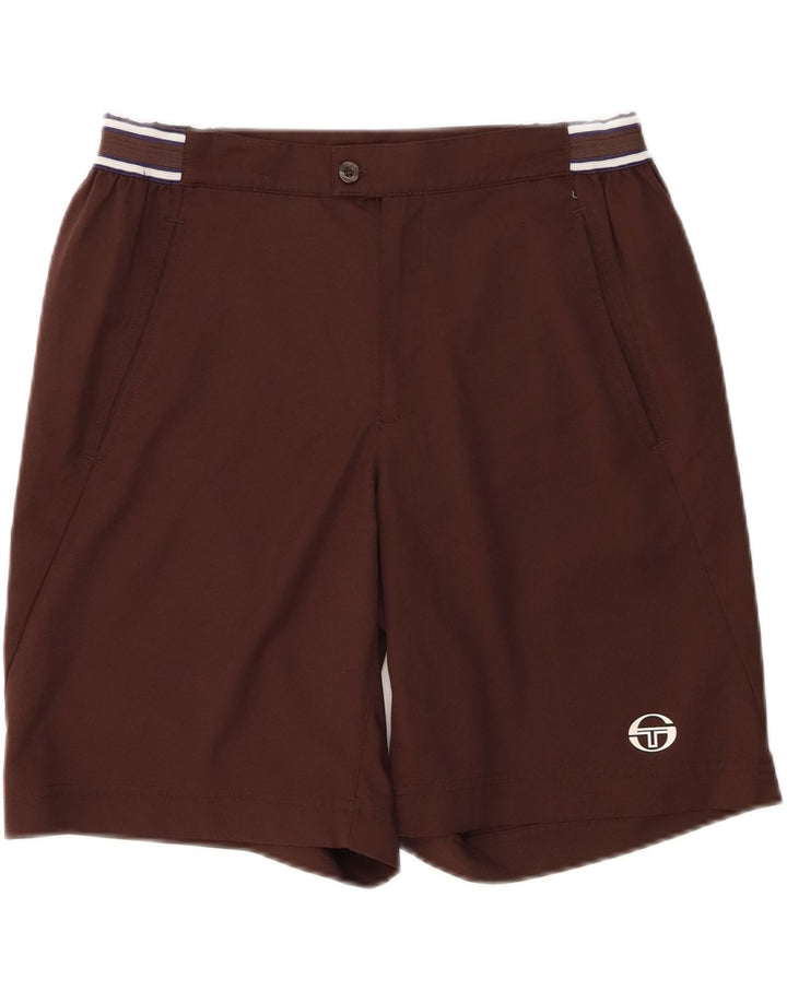 Sergio Tacchini Herre Casual Shorts Medium W32 Brun Polyester