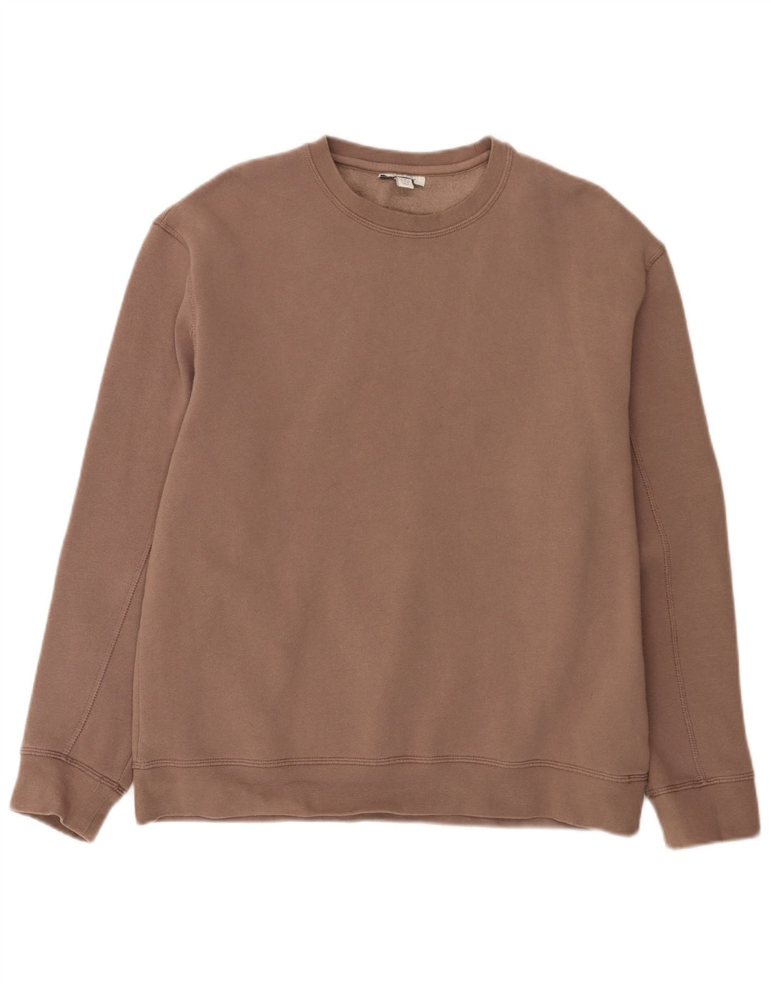 Topshop Dame Sweatshirt Jumper UK 14 Medium Brun Bomuld