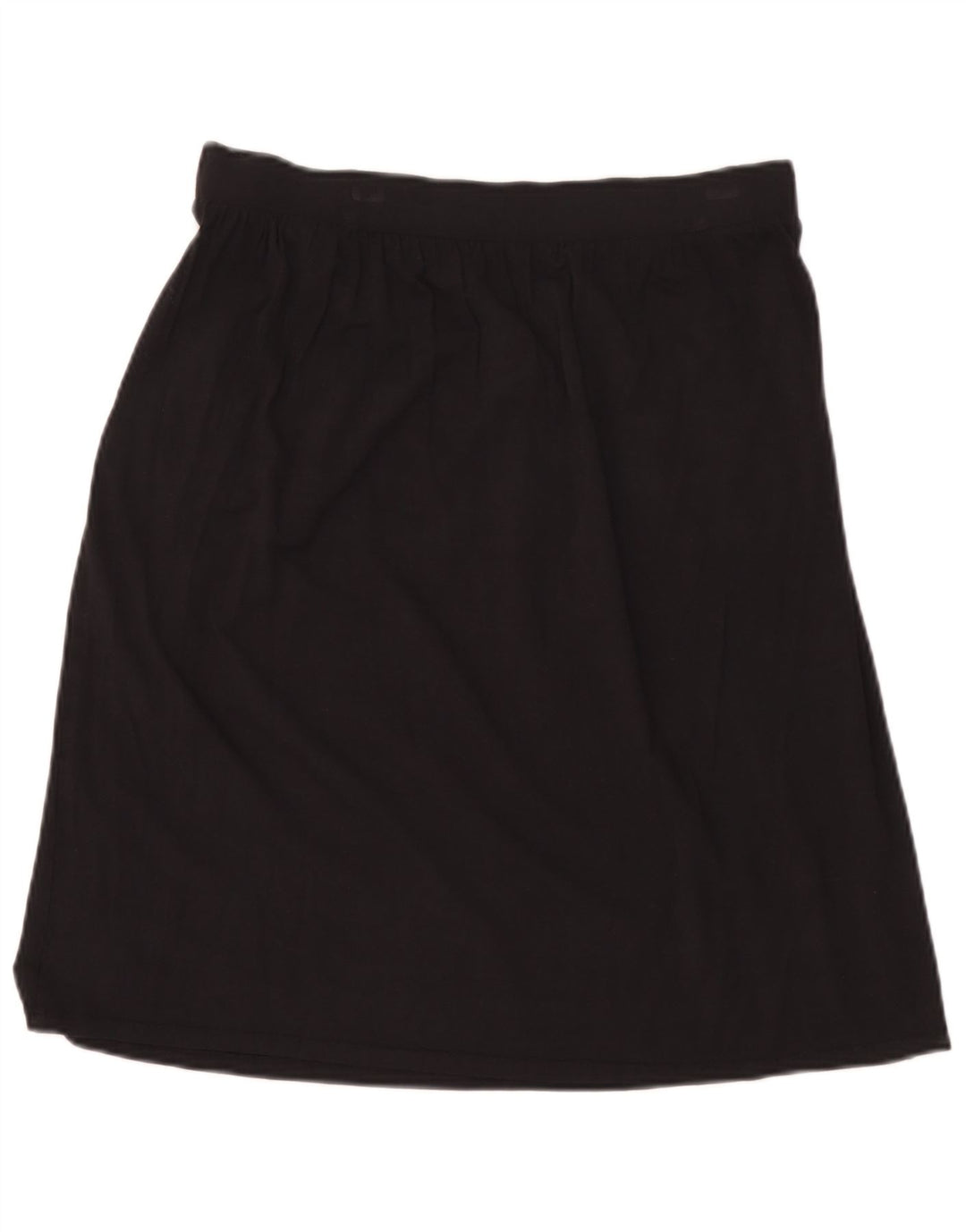 Marks & Spencer A-line nederdel til kvinder UK 14 Medium W30 Sort viskose