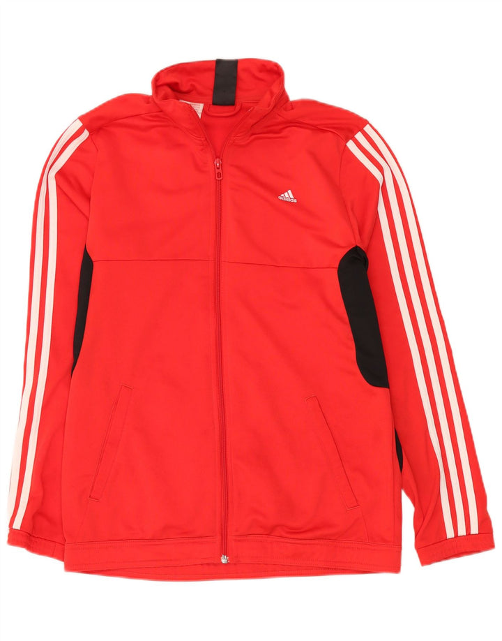 ADIDAS Træningsdragt topjakke til mænd Lille rød Colourblock Polyester