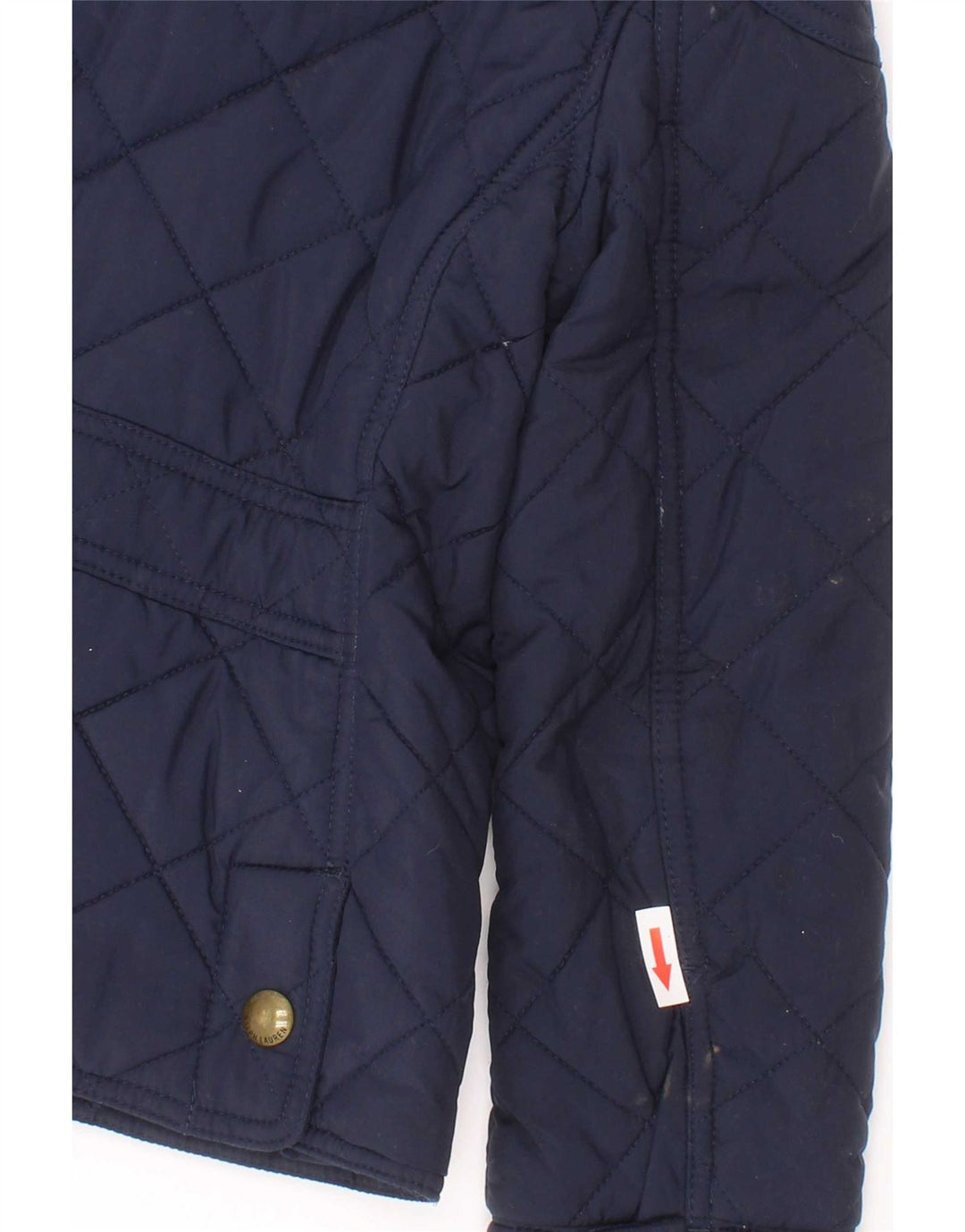 Polo Ralph Lauren piger quiltet jakke 6-7 år Lille marineblå polyester