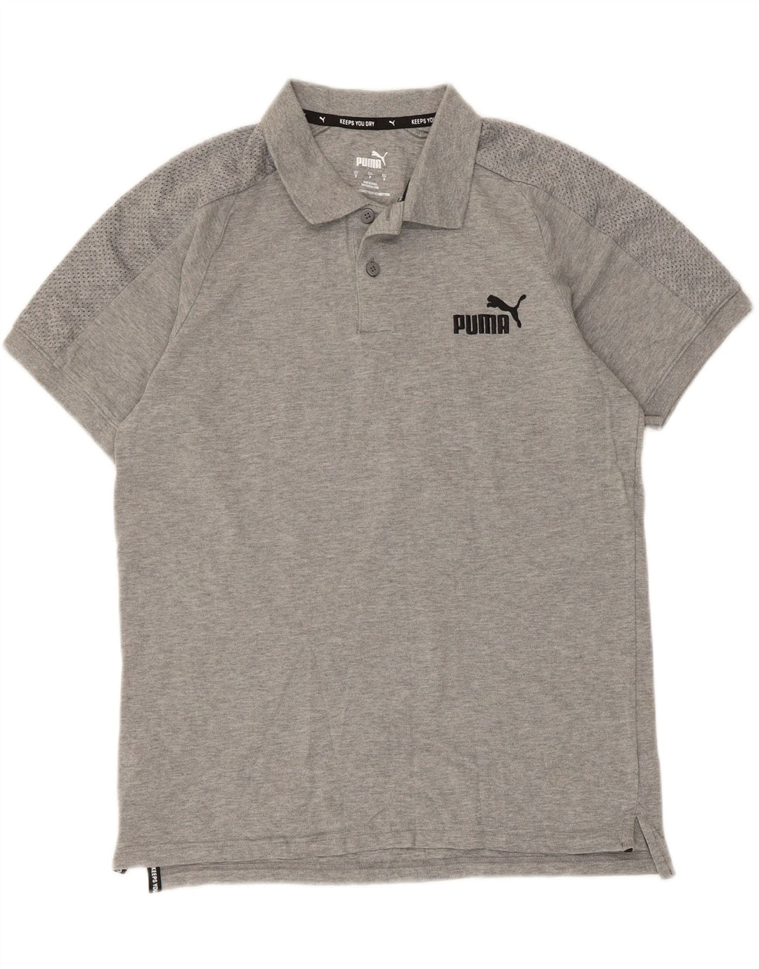 Puma Herre Polo Shirt Lille Grå Flecked