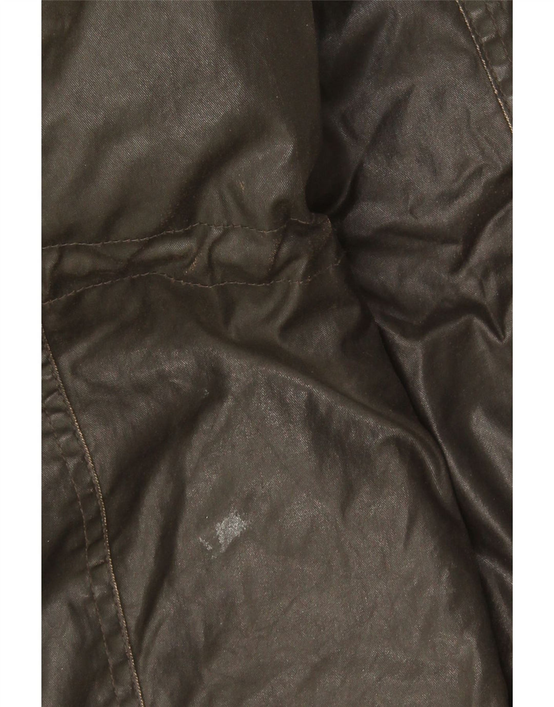 Marks & Spencer Dame Hætte Vokset Bomuldsjakke UK 8 Small Khaki