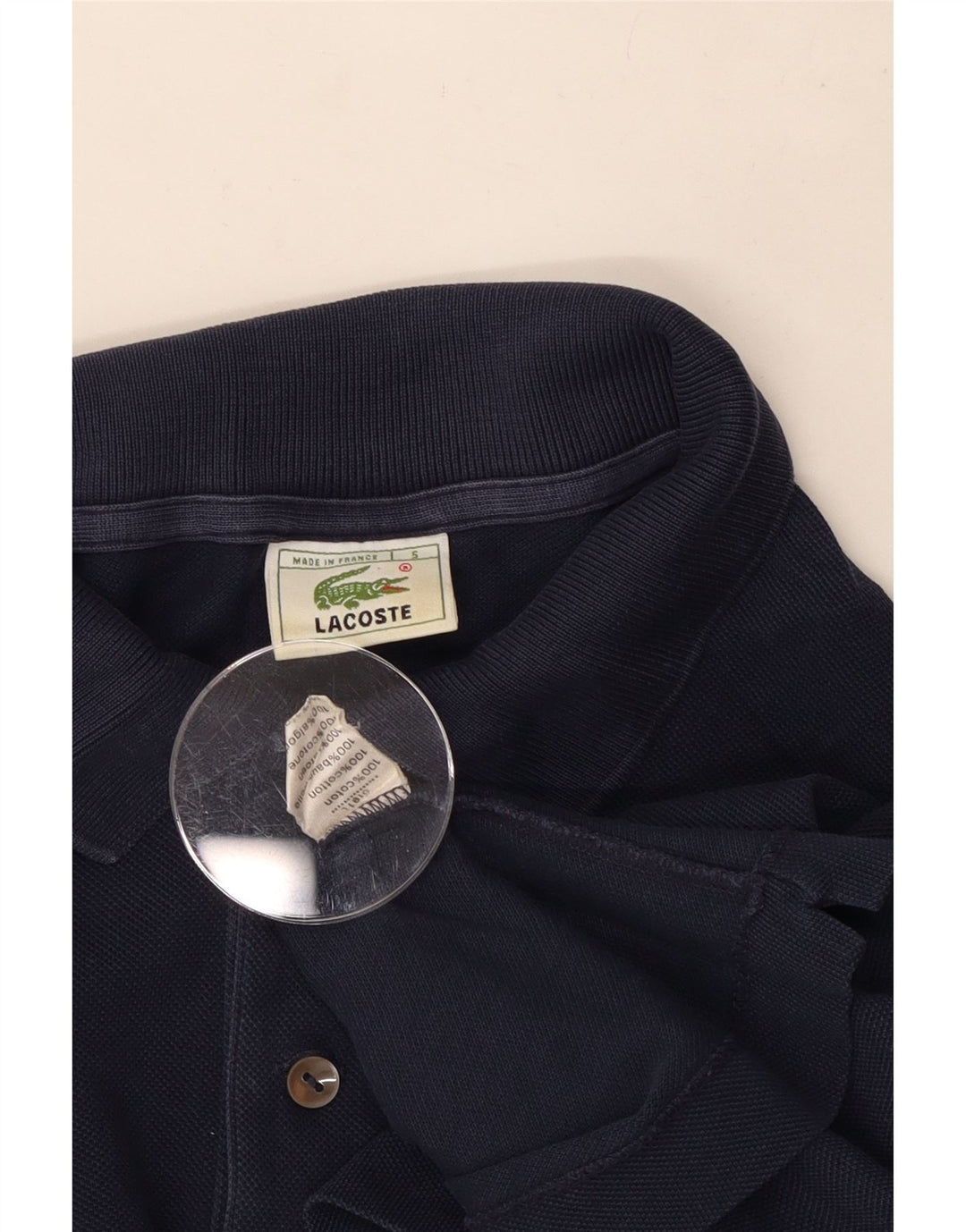 Lacoste Herre poloskjorte str. 5 Large Marineblå Bomuld