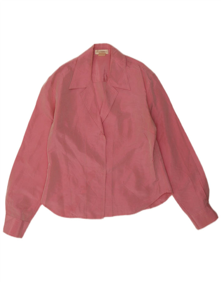 Vintage dameskjorte bluse EU 38 Medium Pink Acetate