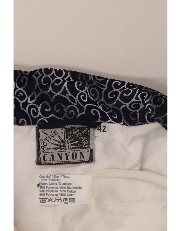 Canyon Herre træningsdragt Topjakke UK 42 Stor hvid Colourblock Polyester