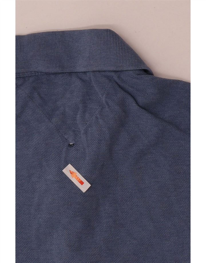 Tommy Hilfiger Herre Custom Fit Polo Shirt Medium Blue Bomuld