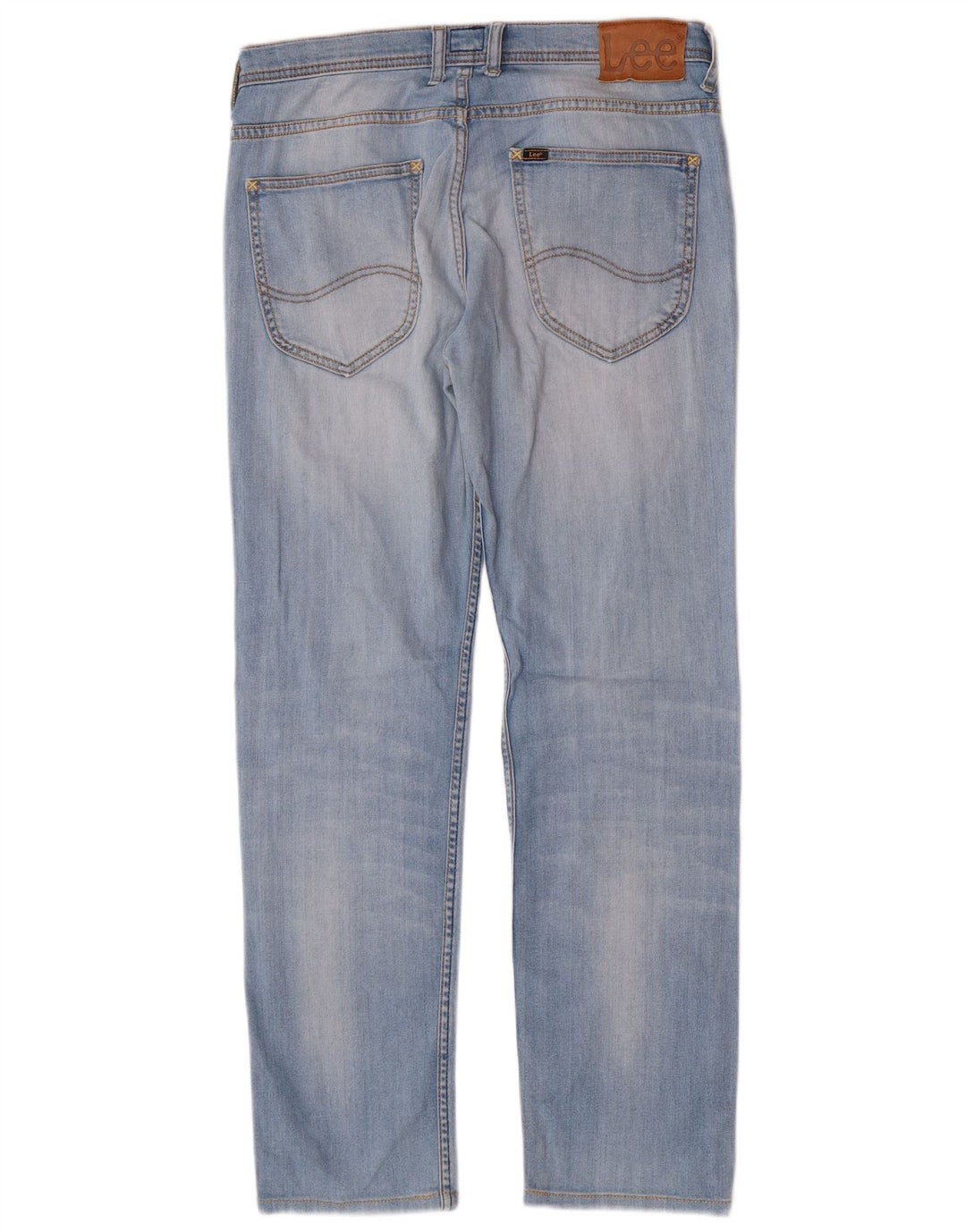Lee Dame Distressed Straight Jeans W30 L30 Blå