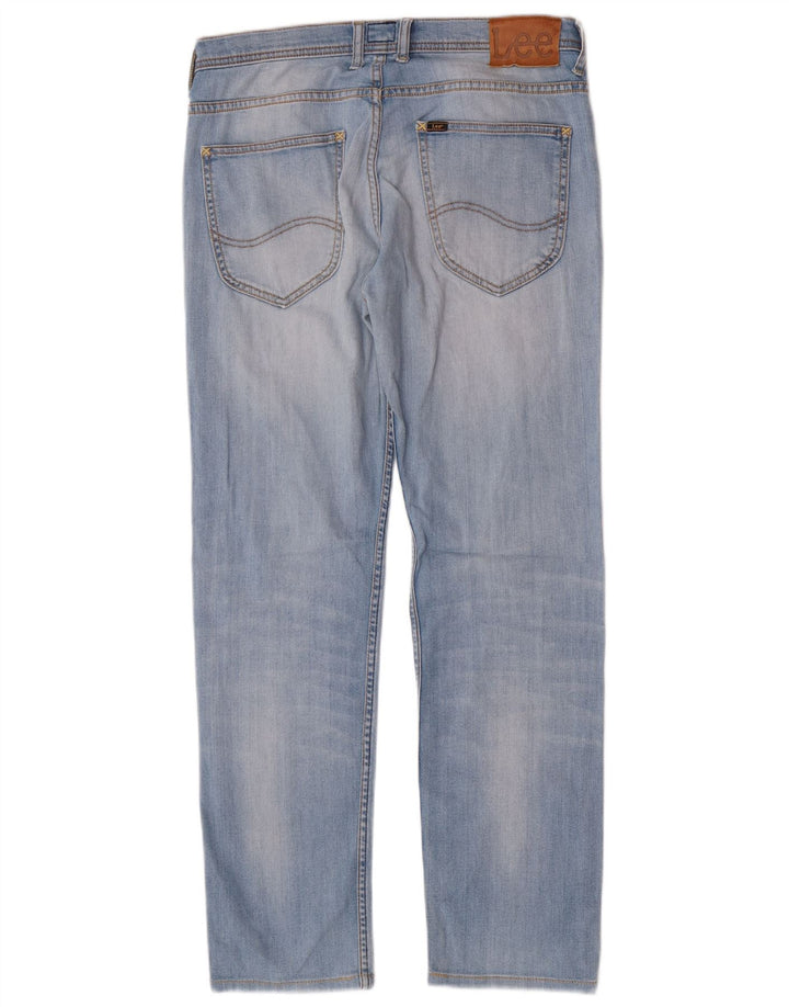 Lee Dame Distressed Straight Jeans W30 L30 Blå