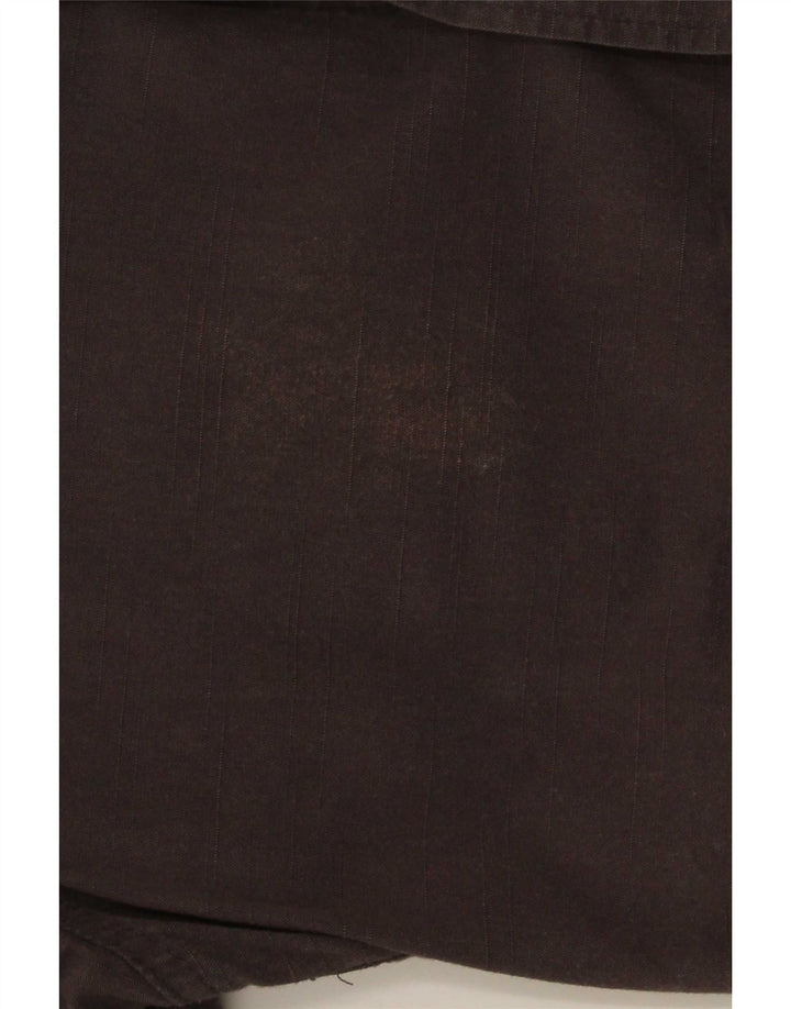 Wrangler herre Regular Fit skjorte lille brun bomuld